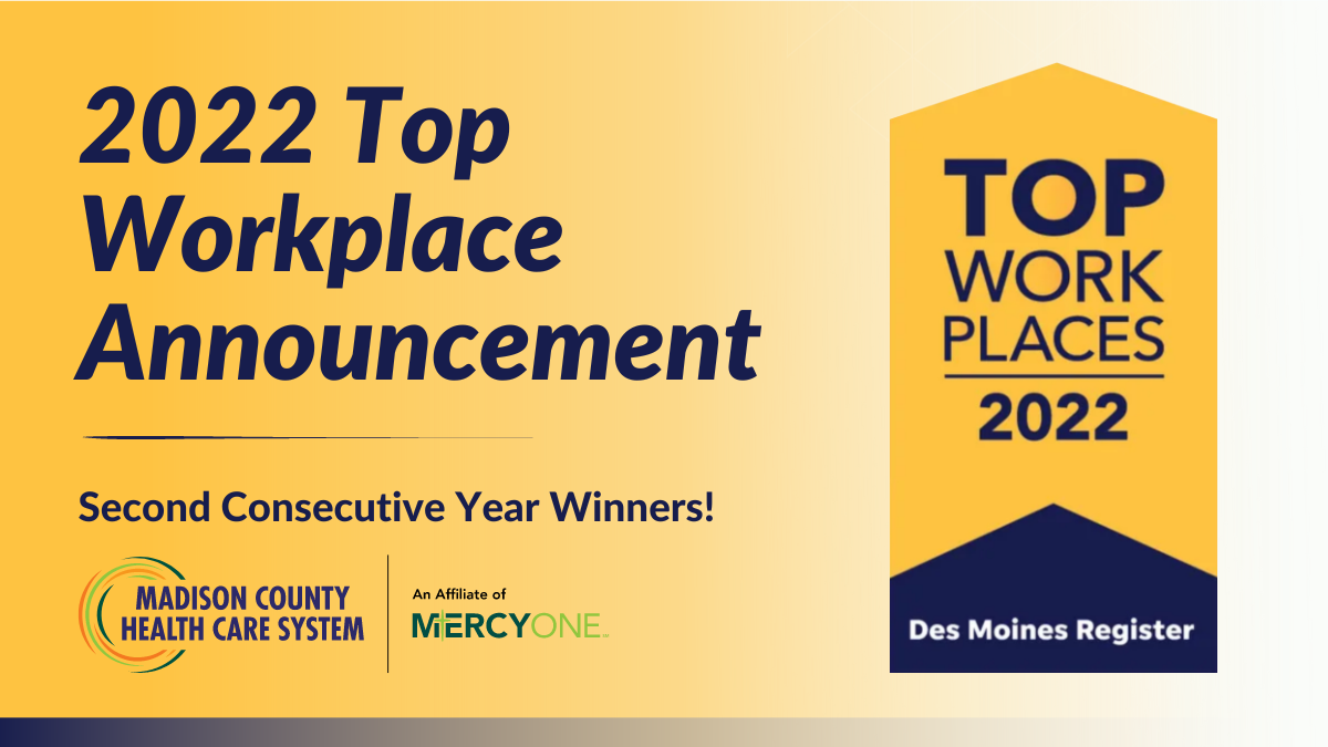 MCHCS Recognized as a 2022 Des Moines Register Top Workplace - Madison ...